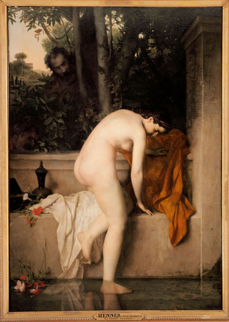 Jean-Jacques Henner, La Chaste Suzanne (Die keusche Susanna), 1864, Öl auf Leinwand, 185 x 130 cm, Musée d’Orsay, Paris